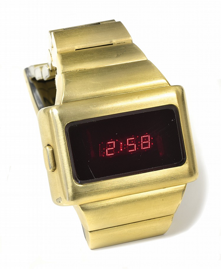 1973-Gold-Omega-TC1-Digital-Watch